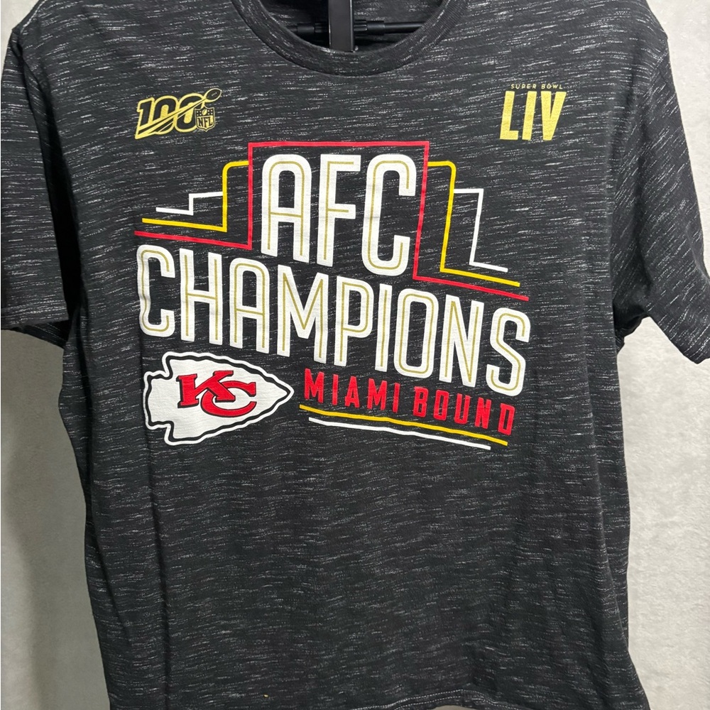 NFL AFC Champions Miami Bound Tee - Black, Red, Yellow